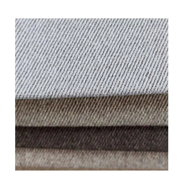 Fabricant professionnel de tissu de tissu de polyester de lin tissé de production