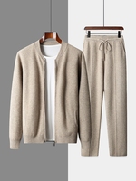 Ensemble de pantalons en cachemire pour hommes
