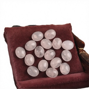 Piedra Preciosa de Cuarzo Rosa Natural, Corte Ovalado de 10x14mm, Forma Ovalada, Corte Brillante, Suministro al por Mayor, Regalo para Ella - Product Image 2