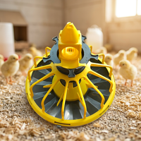 Système d'alimentation automatique pour l'élevage avicole, équipement en plastique PP, garantie 1 an pour les poulets de chair