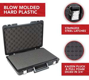 Étui rigide en plastique résistant aux intempéries et à l'eau IP67 avec mousse personnalisable, valise pour équipement, montre, coque rigide - Product Image 4