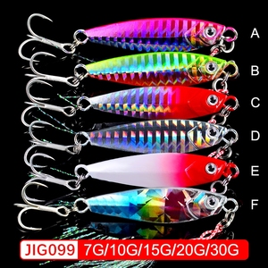 In alto a destra JIG099 7g ~ 30g metallo Jig pesca Jig Jigging esche pesca d'altura esche artificiali in metallo - Product Image 4