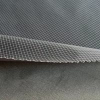 Veste en polyarylate de nylon imperméable trois en un tissu de style enduit tissé à carreaux antistatique pour les sports de plein air pour garçons filles