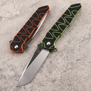 มีดพับ EDC สำหรับตั้งแคมป์กลางแจ้งเกรดอุตสาหกรรมเปลี่ยนใบมีดได้รวดเร็ว ด้ามจับทำจากไทเทเนียมอัลลอยด์เหล็ก D2 รับผลิตแบบ OEM - Product Image 2