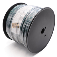 Fabricant SPT-1 vente en gros de 1000 pieds 2 noyaux 18AWG câbles d'alimentation parallèles flexibles en cuivre PVC pour l'extension de lumières extérieures