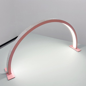 <b>U</b> Shaped Half Moon LED <b>Nail</b> Desk Lamp Eye Protection Beauty Salon Manicure Fill Light Table Lamp - Product Image 5