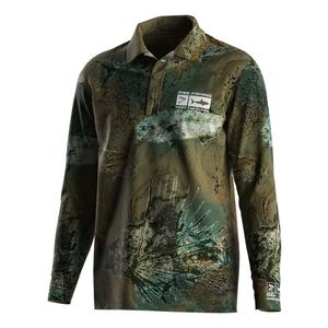 เสื้อกอล์ฟแขนยาวผู้ชายแบบมืออาชีพ แห้งเร็ว ระบายเหงื่อได้ดี ป้องกันรังสียูวี สำหรับตกปลา ผลิตจากโพลีเอสเตอร์ 100% กันน้ำ กันลม - Product Image 1