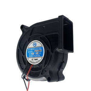 H & T 7530พัดลมเป่าลมขนาดเล็ก,75X75X30มม. 5V หรือ12V หรือ24V พัดลมแบบแรงเหวี่ยง,พัดลมโถสุขภัณฑ์ - Product Image 2