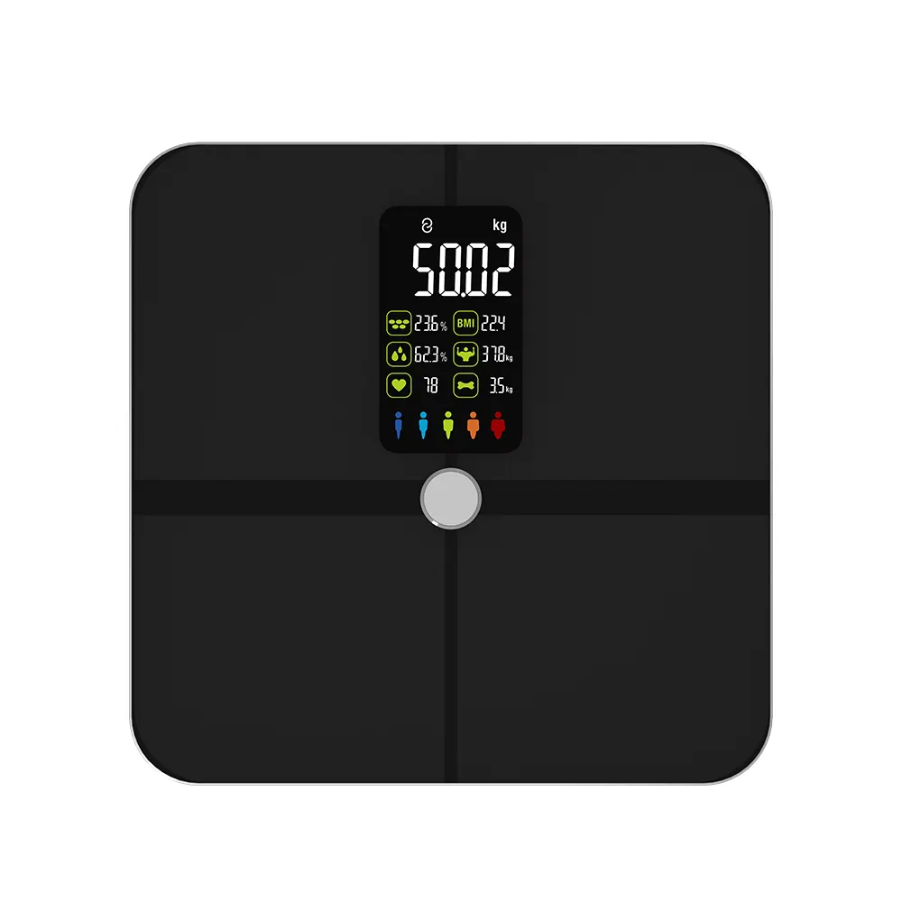 BMI Digital Bathroom Scale Smart Body Weight Composition Analyzer Smart Digital Body Fat Scale Metal Division Type