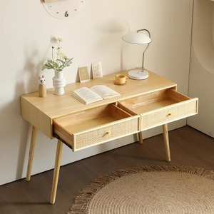 Ensemble armoire <span class=keywords><strong>de</strong></span> <span class=keywords><strong>jardin</strong></span> pour bureau à domicile Salon Chambre à coucher Mobilier d'hôtel Bois Rotin Tissé Ensemble bureau et chaise Table <span class=keywords><strong>console</strong></span> - Product Image 3