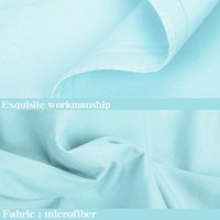 Taie d'oreiller Kingworth en polyester brossé et coton, résistante aux taches, avec fermeture enveloppe, lot de 2 pièces pour la maison et l'hôtel