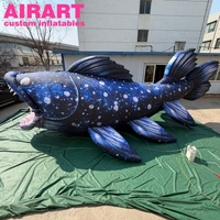 Décoration de scène : Poisson gonflable réaliste pour événements