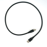 Cable de Datos USB3.0 de 1.5M Macho a Macho para Escáner de Código de Barras, Impresora y Computadora, Material de PVC