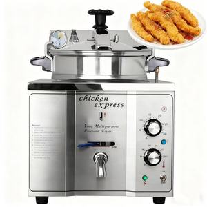 Freidora <span class=keywords><strong>de</strong></span> <span class=keywords><strong>Pollo</strong></span> Comercial <span class=keywords><strong>de</strong></span> Acero Inoxidable SUYUAN SY-16 16L 3000W Eléctrica 220V - Product Image 2