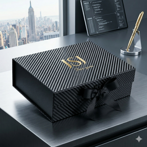 Elegante Estuche de Joyería con Forro de <span class=keywords><strong>Terciopelo</strong></span>, Caja Rígida de Cartón con Cajón Deslizable para Conjuntos de Regalo de Lujo como Collares, Anillos y Pulseras - Product Image 1