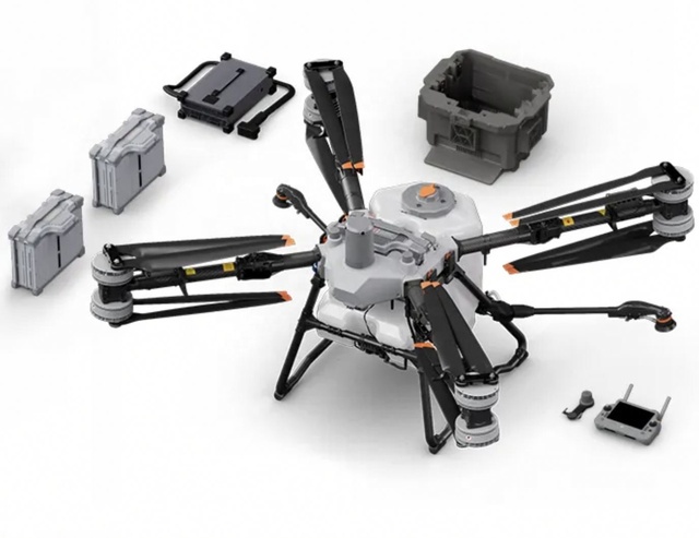2026 Agras T100 Ready to Fly Bundle with D14000iE Generator 3 Batteries C12000 Charger 100 L Spraying Load 150 L Spreading Load