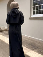 Robe Abaya décontractée à capuche Mexizo pour femmes musulmanes, mode islamique de Dubaï, longue robe maxi