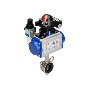 Válvula Neumática de Doble Acción Hat-75d Pn16 con Certificación CE, Fabricada en China para Medios Ácidos a Altas Temperaturas - Product Image 1