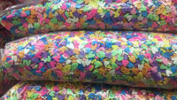 Pépites de chocolat en pâte polymère de 5 mm en forme de cœur, pièces DIY pour la décoration de gâteaux, fournitures pour slime