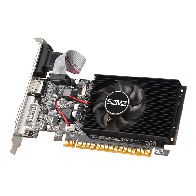 TISHRIC SZMZ G210 1GB DDR3 Graphics Card PCI-E X16 64Bit Video Card for Home Office Multimedia PC