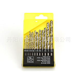 Mr <b>Drill</b> Titanium Plated Metric Jobbers Length <b>Drill</b> <b>Bits</b> 1.5 2.5 3 3.5 4 4.5 5 5.5 6 6.5mm Straight Shank Twist <b>Drill</b> Set - Product Image 4