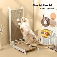 Grattoir à chat en forme de L vertical pour mur, grand, durable, sans désordre, jouet pour aiguiser les griffes, pour chaton d'intérieur, accessoires pour animaux de compagnie