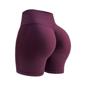 Échantillonnage Gratuit : Shorts de Sport Femme Sans Coutures, Tenue de Gym, Fitness, Yoga, avec Logo Personnalisé et Effet Scrunch Butt - Product Image 5