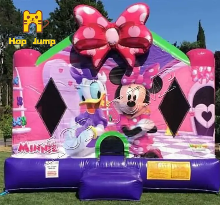 Phổ biến trẻ em 3D Inflatable Mickey và Minnie Chuột nhảy bouncy lâu đài Inflatable Bouncer Jumper nhà bị trả lại