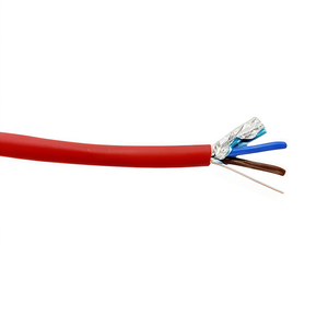 Câble de système d'alarme incendie résistant au feu, gaine LSZH blindée, conducteur en cuivre massif 2*1,5 mm², rouge, 305 m, bobine en bois - Product Image 4