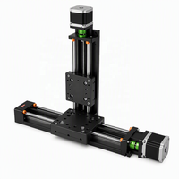 Rel Linear 100mm 200mm 300mm Aktuator Linear Teleskopik Berpenggerak Sabuk untuk Printer 3D CNC dengan Bantalan Alloy Gear