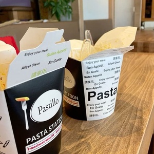 Caja de Papel Kraft Biodegradable <span class=keywords><strong>para</strong></span> Llevar Comida, con Logotipo Personalizado EPACK, <span class=keywords><strong>para</strong></span> Fideos y Pasta, Caja de Papel Kraft Desechable <span class=keywords><strong>para</strong></span> Fideos - Product Image 1