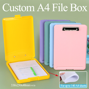 Porte-documents en plastique A4, classeurs <span class=keywords><strong>suspendus</strong></span>, organiseur de portefeuilles, boîtes à papier, organiseur de documents, porte-documents en plastique - Product Image 1