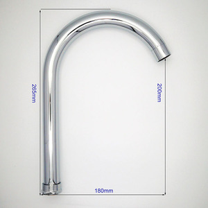 Tuyau de robinet <span class=keywords><strong>d</strong></span>'évier <span class=keywords><strong>d</strong></span>'acier inoxydable, <span class=keywords><strong>d</strong></span>ébouché de robinet de bassin, tube de robinet de cuisine - Product Image 2