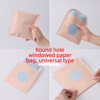 Sacs d'emballage individuels haut de gamme en papier refermables pour sous-vêtements, en stock ; Vente en gros disponible, personnalisables