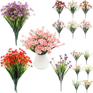 Bouquet de marguerites et de camélias artificiels Guanyi en plastique, accessoires de décoration pour mariage et maison, moulage par injection, origine Chine AHB2210-140-5 - Product Image 1