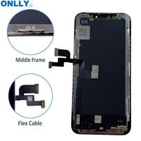 Pantalla LCD OLED GX de Repuesto con Digitalizador para iPhone X, Xs Max, 11 Pro, GX Soft OLED para iPhone X