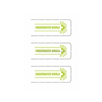 Billets de loterie à gratter économiques à trois fenêtres, thème Monde sous-marin, impression de billets à gratter
