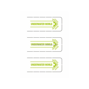 Billets de loterie à gratter économiques à trois fenêtres, thème Monde sous-marin, impression de billets à gratter - Product Image 6