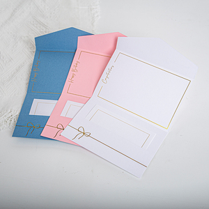 Personalizado de lujo de la boda de cumpleaños Invitación Regalo Dinero Sobres de lujo Tarjeta DE BODA Sobre - Product Image 5