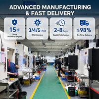 Adaptateur d'effector de robot personnalisé 5 axes et pièces de base de montage avec service d'usinage CNC de précision