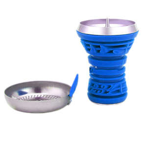 チチャチャコールホルダーShisha HookahボウルメタルシリコンミュージカルShishaヘッドポータブルアラビアHookahsアクセサリー卸売 - Product Image 4