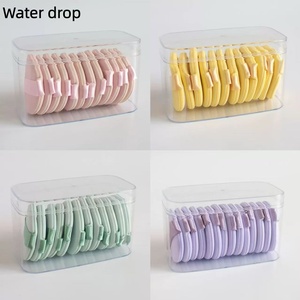 Lot de 12 houppettes rondes personnalisables avec logo privé pour l'application et la fixation du maquillage, ensemble de maquillage en gros - Product Image 6