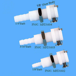 POM Medical Female Quick Disconnect Coupling Panel Mount Air Water Vacuum Connectors Hose Barb Tube Quick <strong>Connector</strong> - Product Image 3