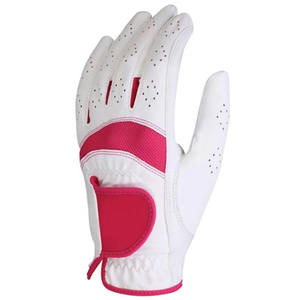 Vêtements de sport pour hommes, gants de golf en cuir véritable, doigts entièrement couverts, sangle de poignet réglable, qualité supérieure, personnalisés - Product Image 1