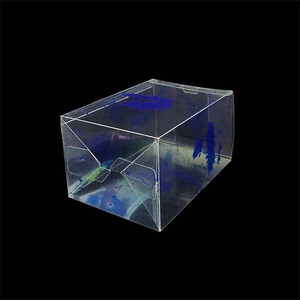 Custom 4 \ "Factory Blood Splatter Protector Case Rojo Amarillo Azul Caja de exhibición reciclable de plástico transparente - Product Image 2