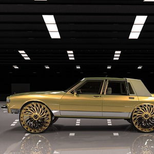Jante en alliage d'aluminium monobloc forgée multi-rayons Auron Gold pour la mise à niveau des voitures particulières - Product Image 4