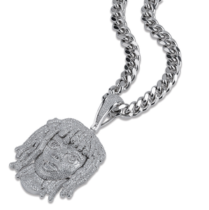 Hiphop de helado de plata rapero cantante <span class=keywords><strong>lil</strong></span> grande de la bomba de COLLAR COLGANTE - Product Image 5