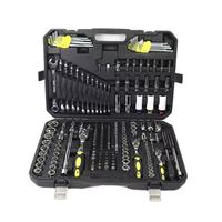 Jeu de clés à douilles et cliquet multifonctionnel de 222 pièces à 72 dents - Trousse à outils complète pour la réparation automobile et domestique
