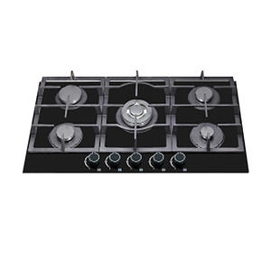 Aparato de cocina Zhongshan 4 quemador de gas 1 Placa calefactora eléctrica Estufa de cocina de gas LPG/NG Gas convertible y placa eléctrica - Product Image 2