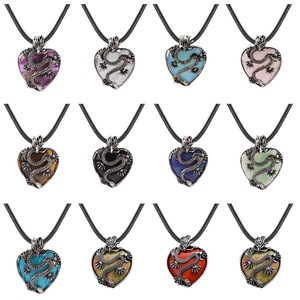 สร้อยคอคริสตัลอเมทิสต์สำหรับผู้หญิงและผู้ชาย - Product Image 4